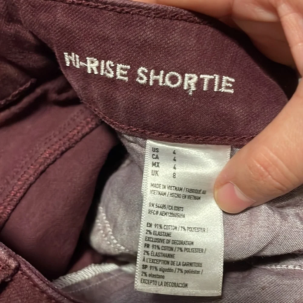 American Eagle wine colored Shorts - Picture 4 of 4